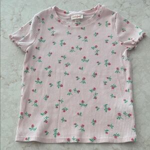 Cat & Jack Pastel Pink Rose Tee